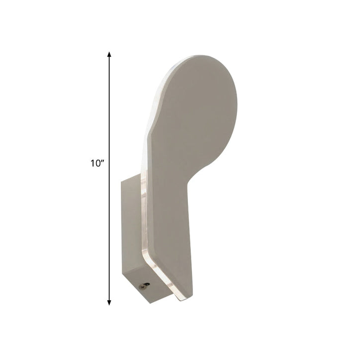 Lisslune | Bend Wall Lamp Modern Style Aluminum LED White Surface Wall Lamp in White/Natural/Warm Light