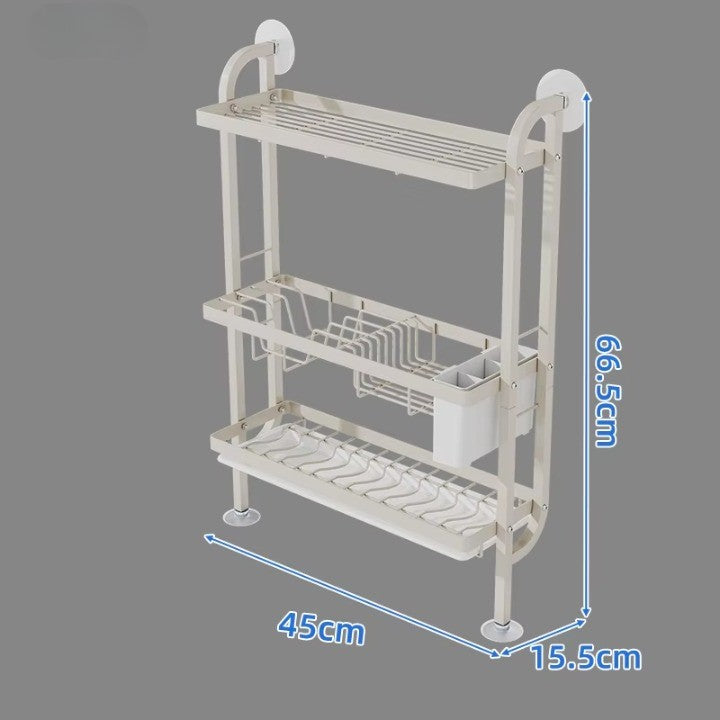 Lisslune | Shelf Sleek Space-Saving Multi-Tier Kitchen Storage Rack