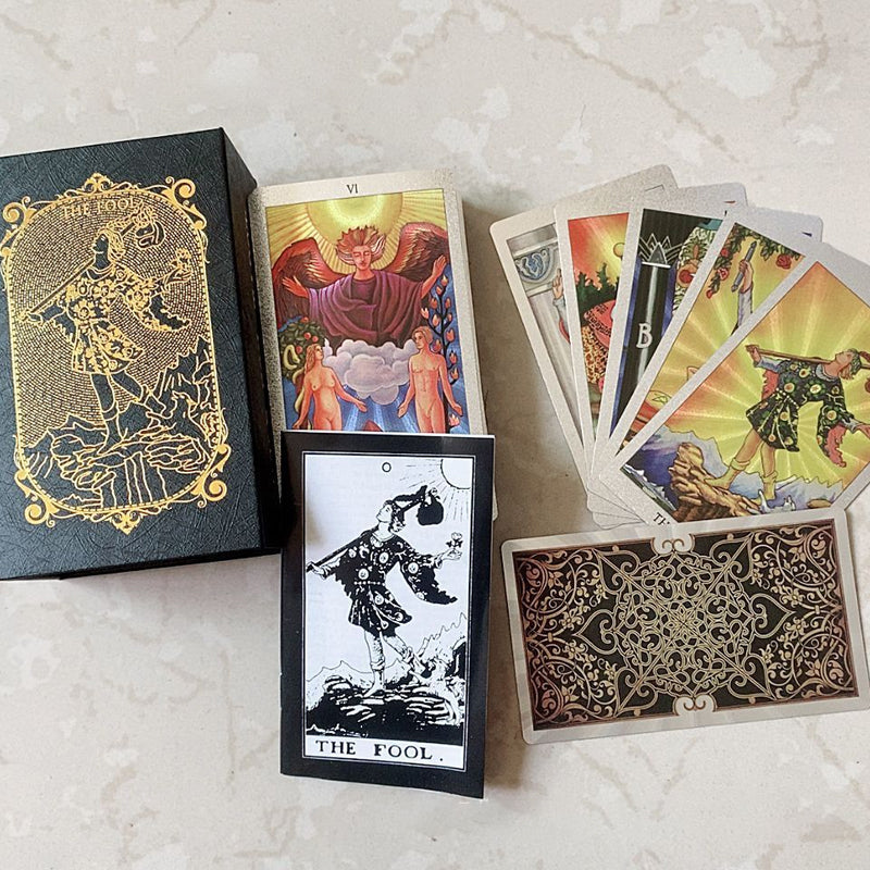 Lisslune | Explore the Mystical World of Tarot Gold Foil Tarot