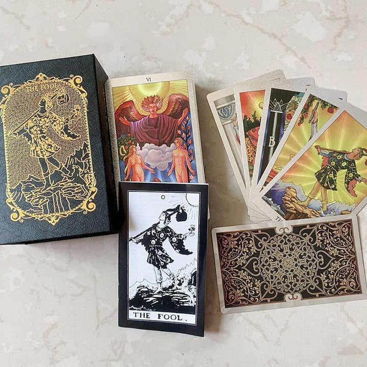 Lisslune | Explore the Mystical World of Tarot Gold Foil Tarot