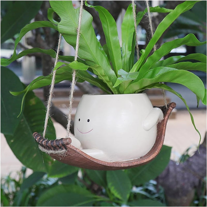 Lisslune | SwingRock – legend plant pot with rocking chair and swinging design