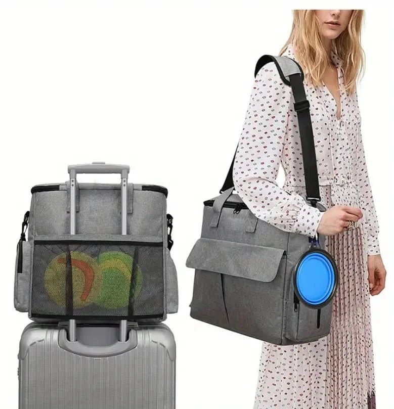 Lisslune | Backpack for dog owners with compartments & collapsible bowls