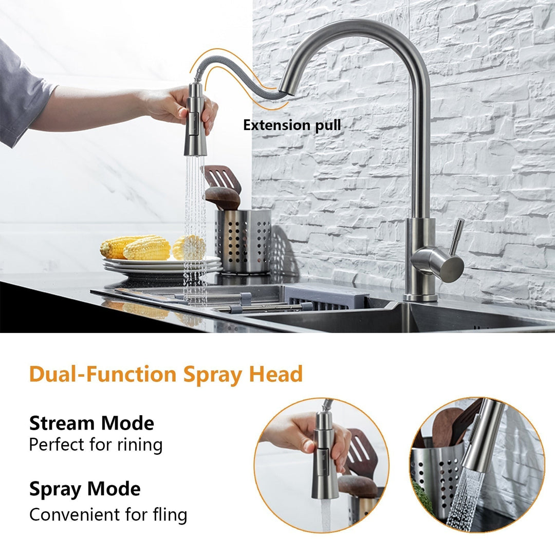 Lisslune | Kitchen faucet with pull-out and sensor