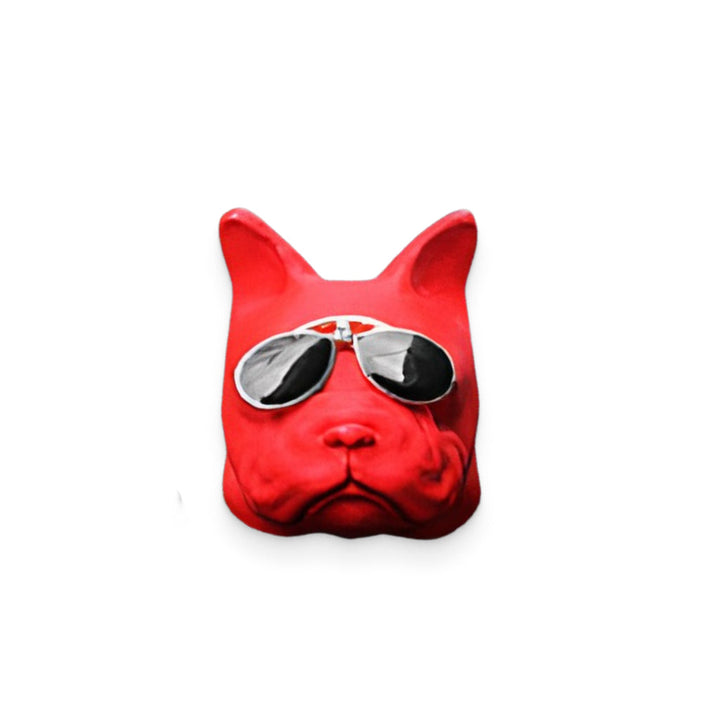Lisslune | Red Malt Bulldog Car Air Freshener