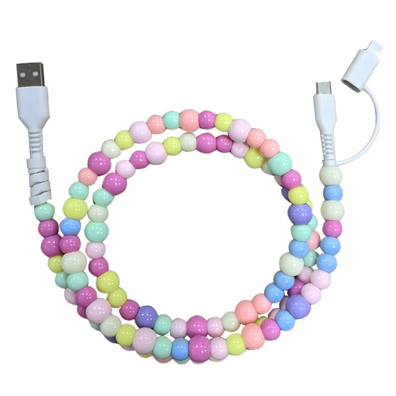 Lisslune | Creative Beads 2-in-1 Data Cable