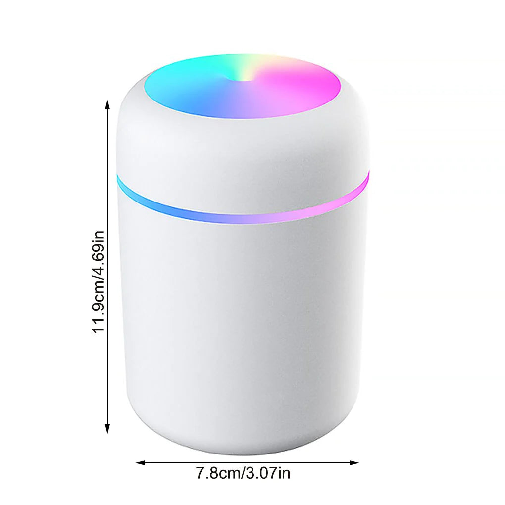 Lisslune | 300Ml Humidifier Portable USB Ultrasonic Dazzle Cup Aroma Diffuser Cool Mist Maker Humidifier Cleaner with Romantic Light