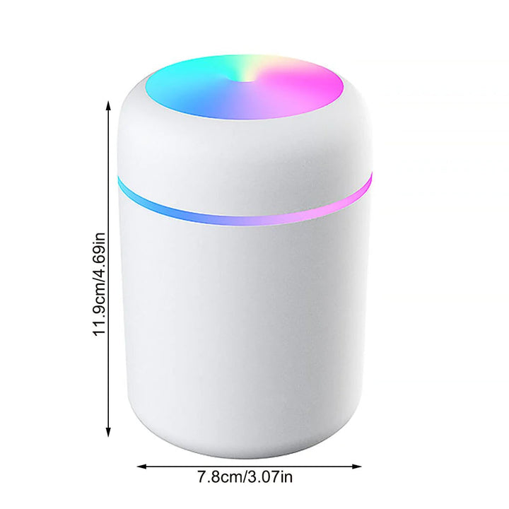 Lisslune | 300Ml Humidifier Portable USB Ultrasonic Dazzle Cup Aroma Diffuser Cool Mist Maker Humidifier Cleaner with Romantic Light