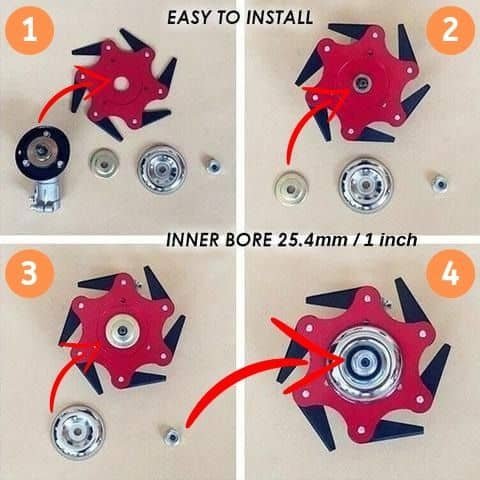 Lisslune | Universal  6-Steel Razors Trimmer Head