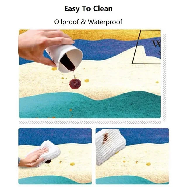 Lisslune | Non-slip Rug SoftGrip – Absorbent Washable Carpet for Every Room