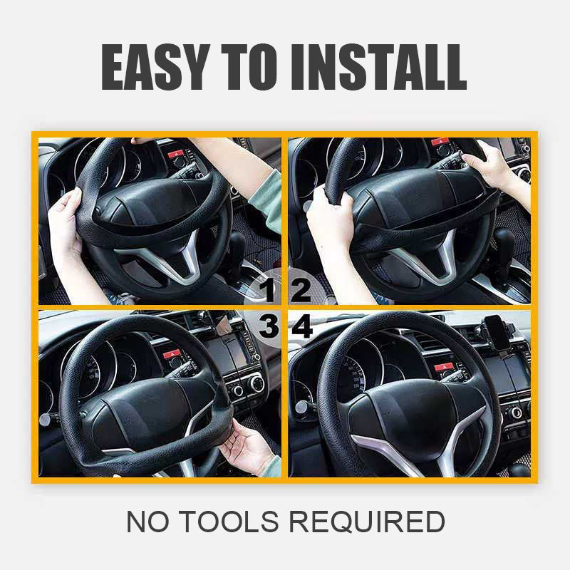 Lisslune | Auto Silicone Steering Wheel Cover