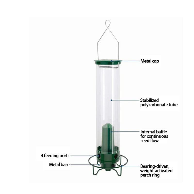 Lisslune | Squirrel-proof bird feeder