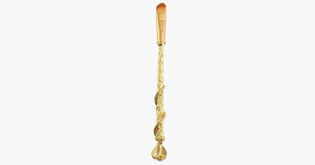 Lisslune | Gold-coated Magic Brush Set with 5 gold-coated eyeshadow brushes - Works wonders on your eyes!