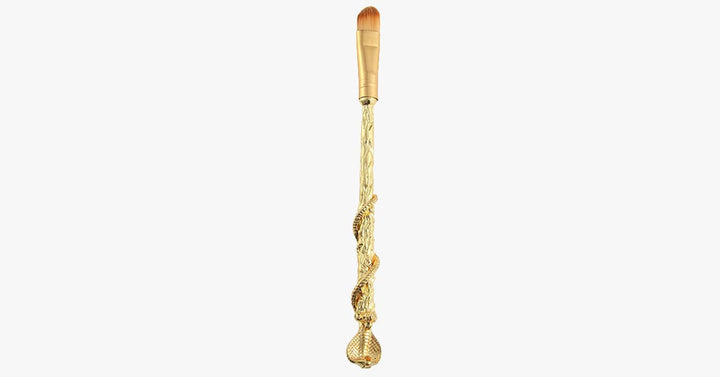 Lisslune | Gold-coated Magic Brush Set with 5 gold-coated eyeshadow brushes - Works wonders on your eyes!