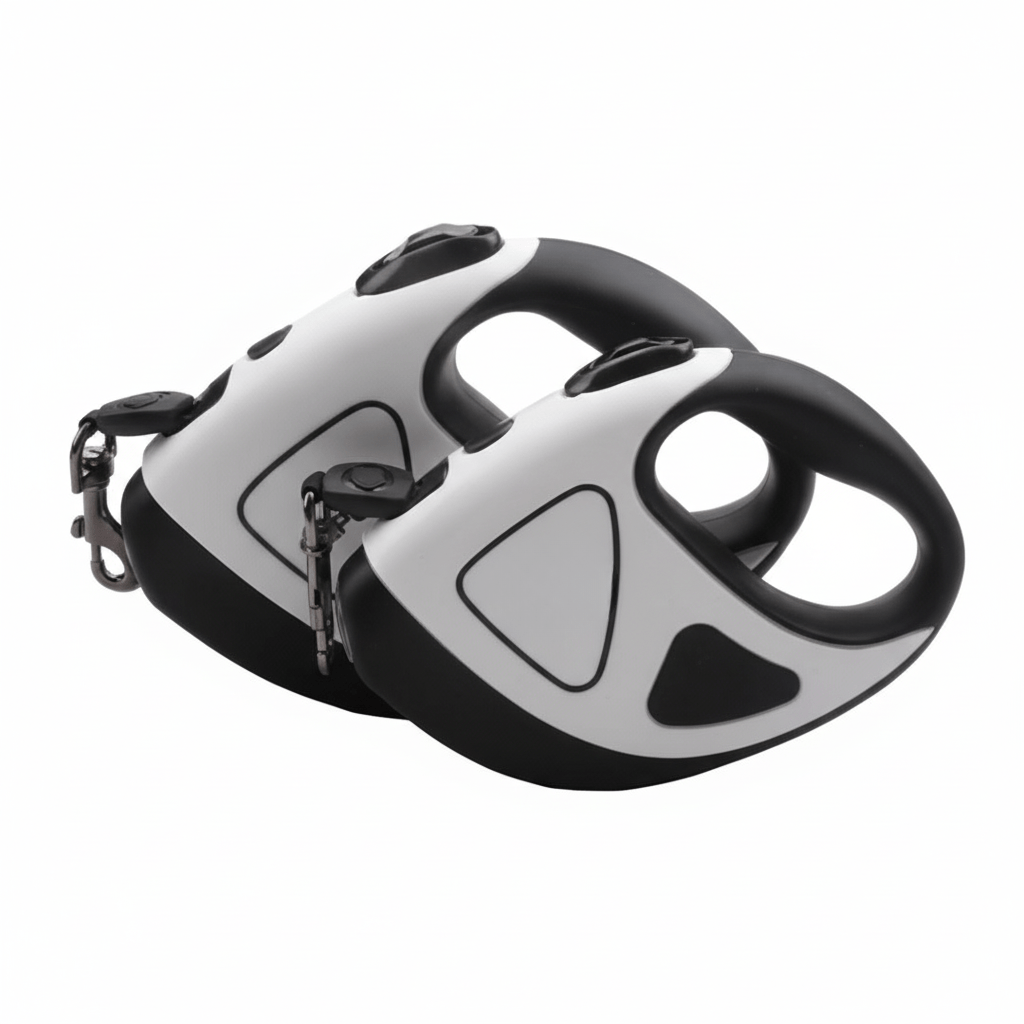 Lisslune | BRIGHTLEASH – LED dog leash with reflectors & retraction mechanism for safe walks
