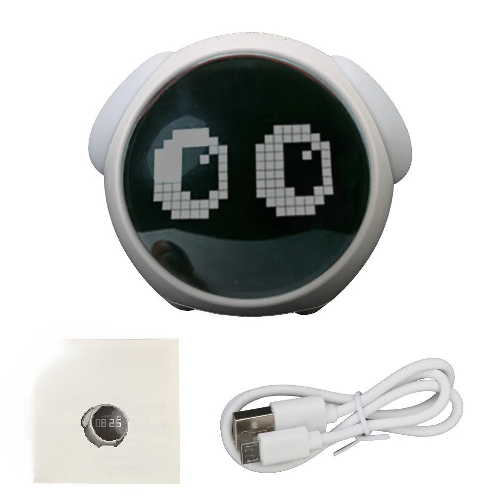 Lisslune | EmojiTime LED Alarm Clock – Funny & Expressive Digital Display