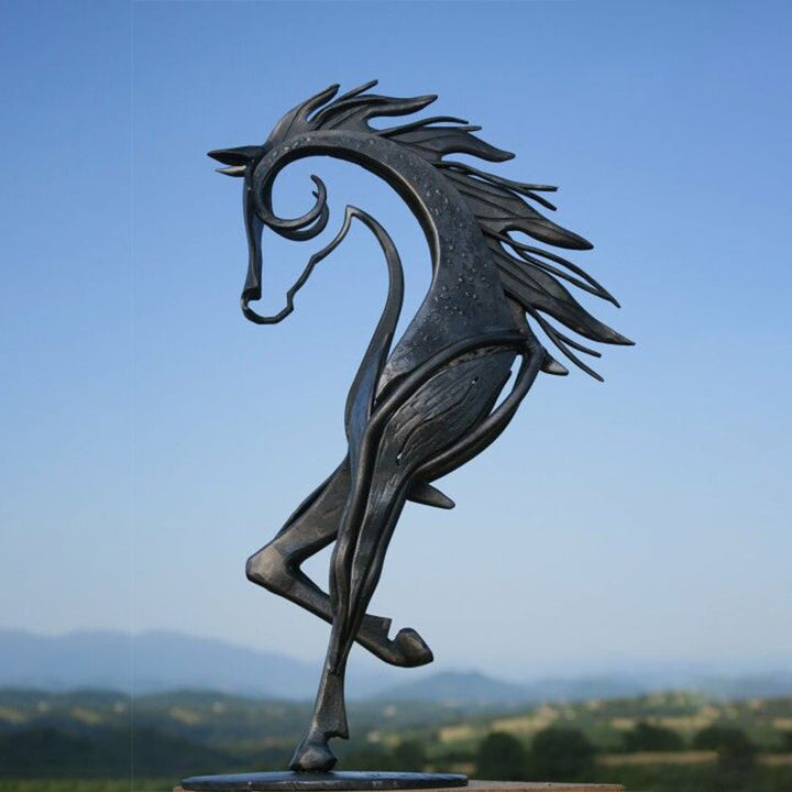 Lisslune | Kiss Horse Sculpture