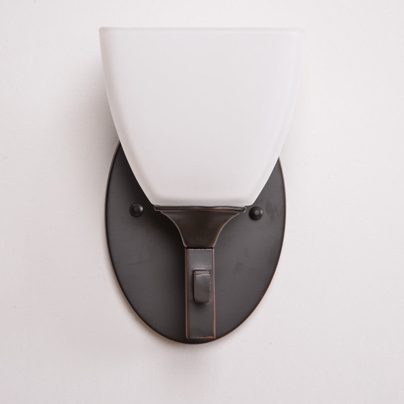 Skørter | Trapezium Indoor Wall Lamp Traditional Cream Glass 1 Light Black Wall Lamp Lighting
