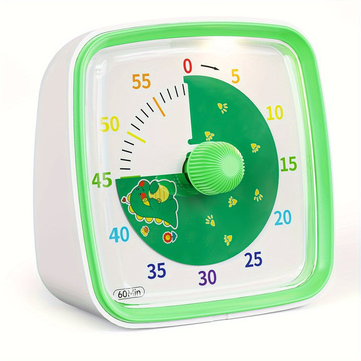 Lisslune | Rainbow Time Management Timer – Visual 60-Minute Countdown Timer for Study, Work and Home