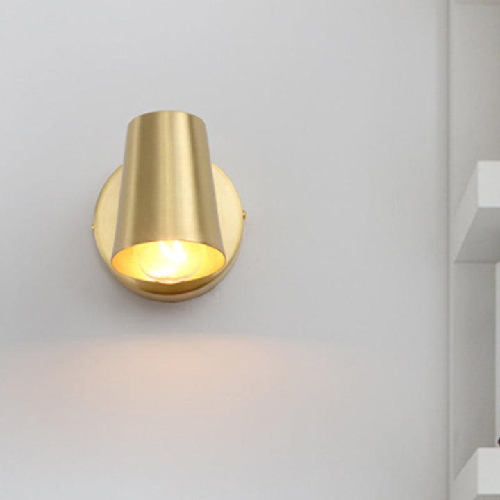 Skørter | 1/2/3-Head Metal Vanity Lighting Antique Brass Finish Cup Shape Bathroom Wall Light Lamp