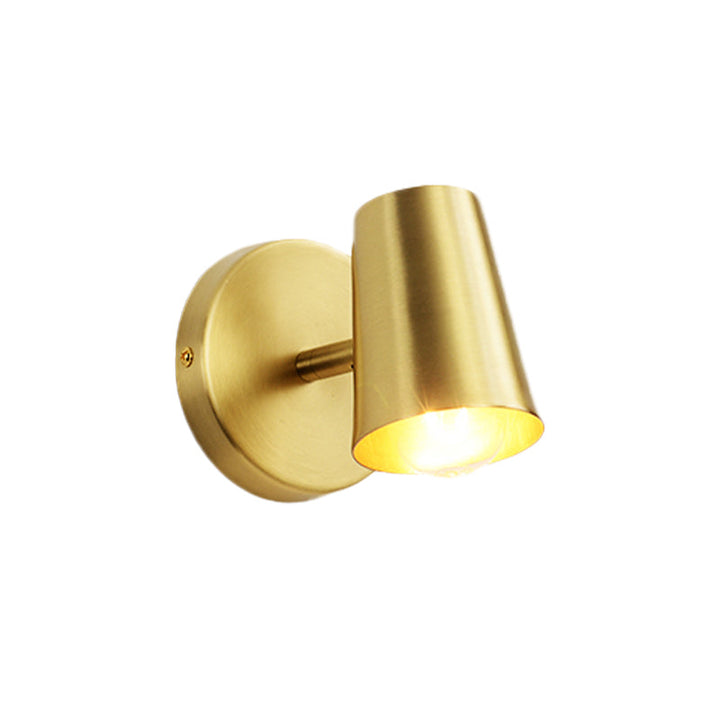 Skørter | 1/2/3-Head Metal Vanity Lighting Antique Brass Finish Cup Shape Bathroom Wall Light Lamp
