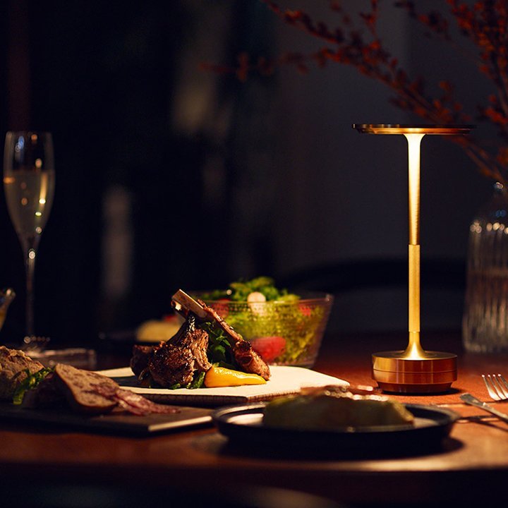 Lisslune | Cordless Table Lamp - Dimmable & Rechargeable Desk Light