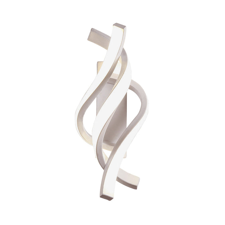 Skørter | Rotating Acrylic Wall Lamp Simplicity White LED Wall Mounted Light in Warm/White Light