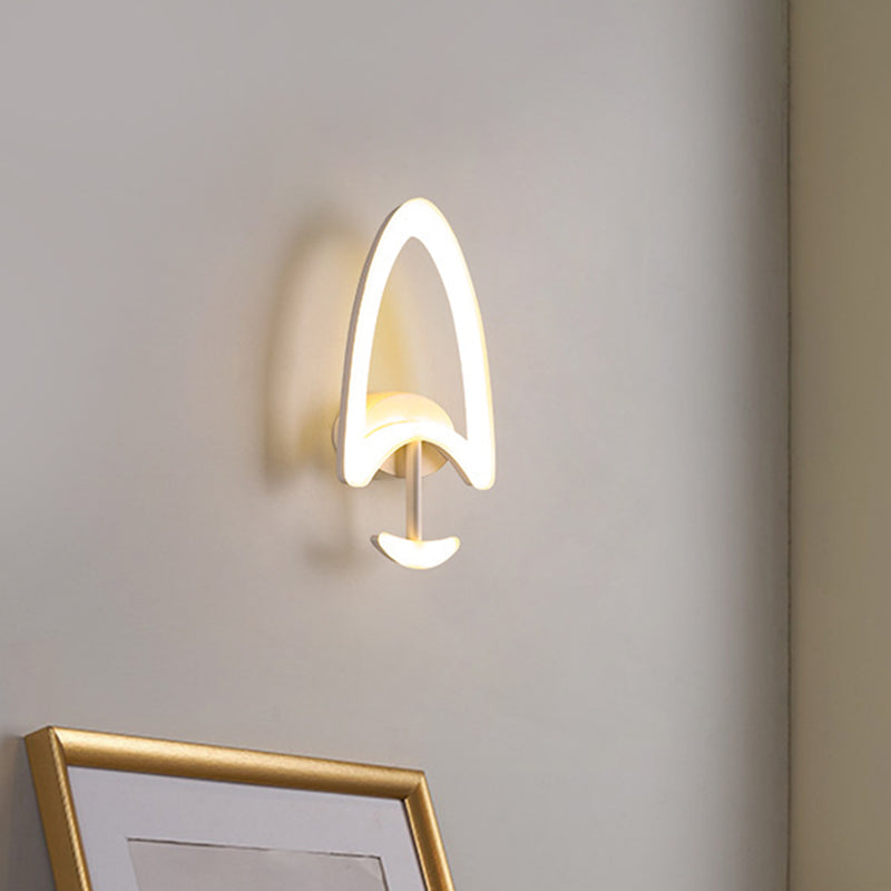 Lisslune | Minimalistic Tree-Shaped Acrylic Wall Lamp LED Wall Light for Warm/White Light for Bedroom