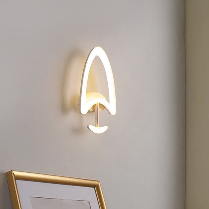 Lisslune | Minimalistic Tree-Shaped Acrylic Wall Lamp LED Wall Light for Warm/White Light for Bedroom