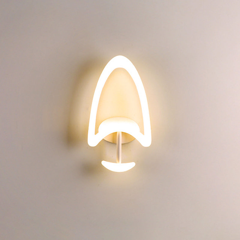 Lisslune | Minimalistic Tree-Shaped Acrylic Wall Lamp LED Wall Light for Warm/White Light for Bedroom