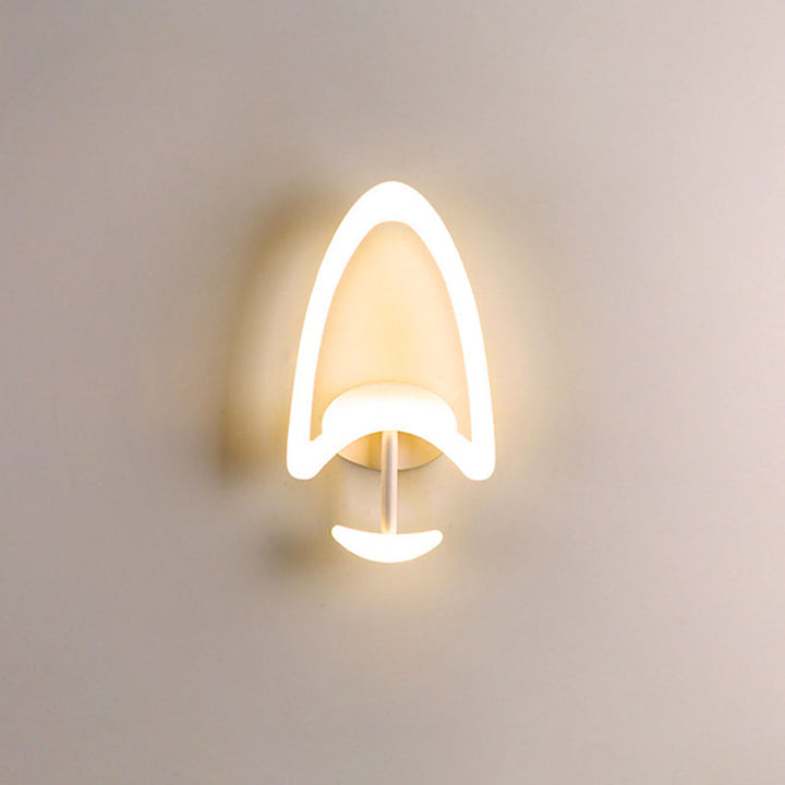 Lisslune | Minimalistic Tree-Shaped Acrylic Wall Lamp LED Wall Light for Warm/White Light for Bedroom