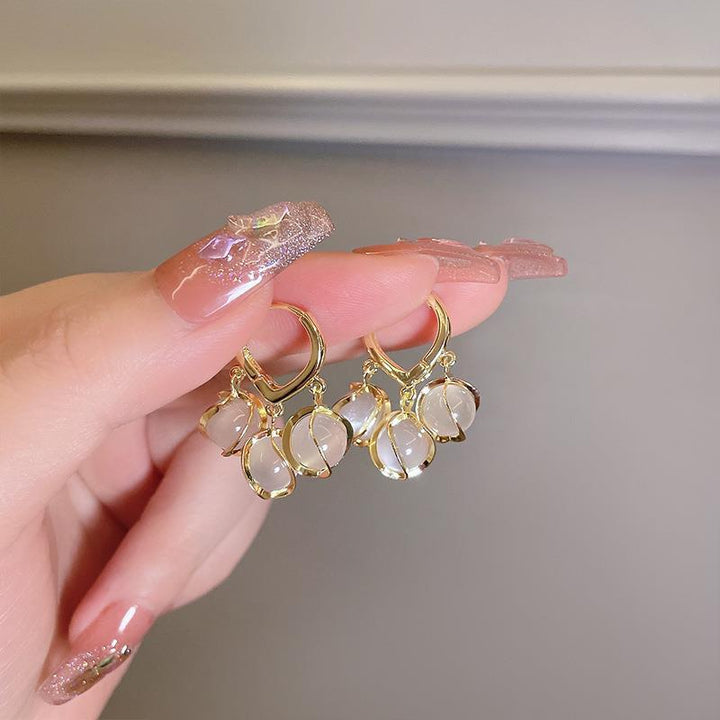 Lisslune | Exquisite Fashion Opal Cat Eye Drop Earring