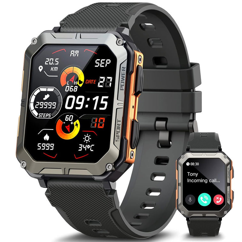 Lisslune | FitPulse | Sport Smartwatch Bluetooth Calls | Waterproof, Photography, Heart Rate Monitoring | Stylish and Functional
