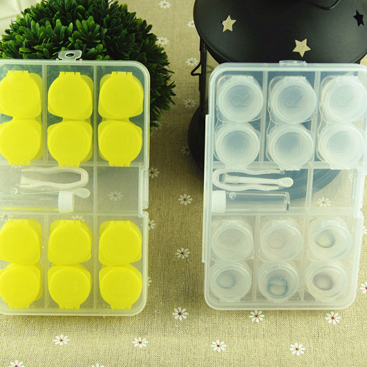 Rynx Container Set Contact Lens Case Travel Contact Lens Partner 6 Pairs