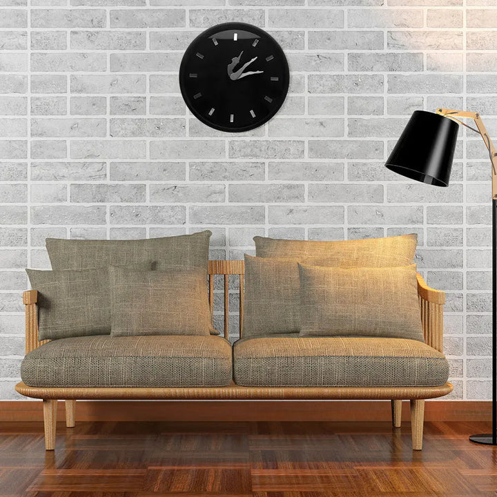 Lisslune | Dancing Ballerina Artsy Modern Wall Clock