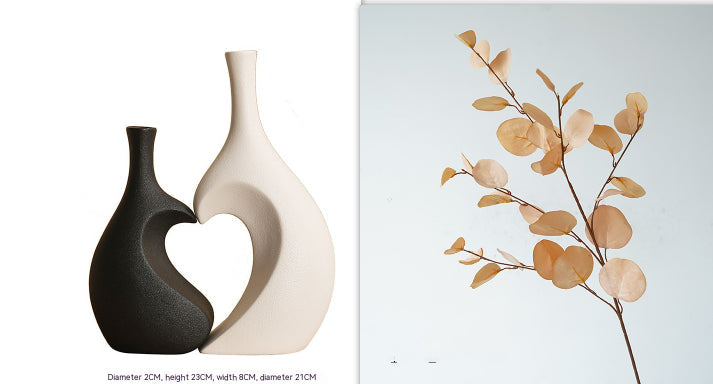 Lisslune | Ceramic Pair | Stylish Vases for Home |