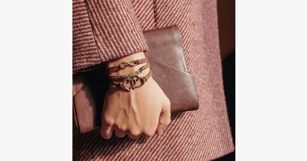 Lisslune | Vintage Double Heart Bracelet