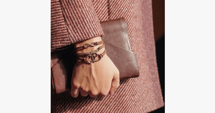 Lisslune | Vintage Double Heart Bracelet