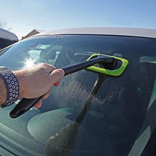 Lisslune | Microfiber cleaner with 2 reusable microfiber hoods