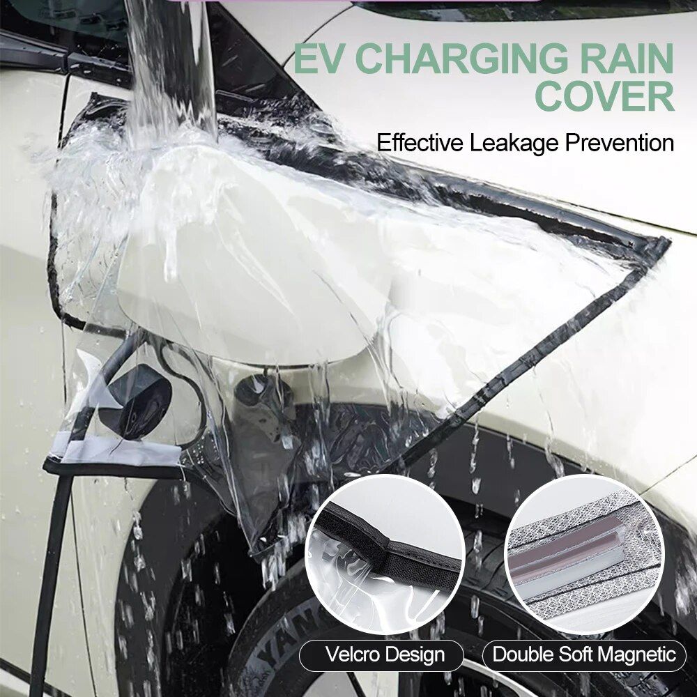 Lisslune | Universal Magnetic EV Charger Port Cover - Waterproof & Dustproof Protection