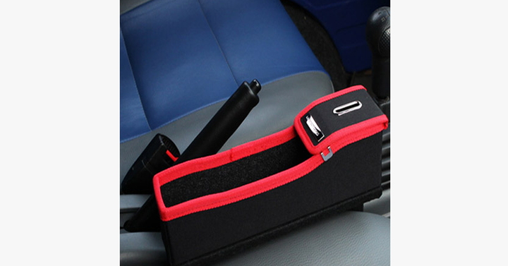 Lisslune | Posh and Trendy Slot Storage Box for Car Seat