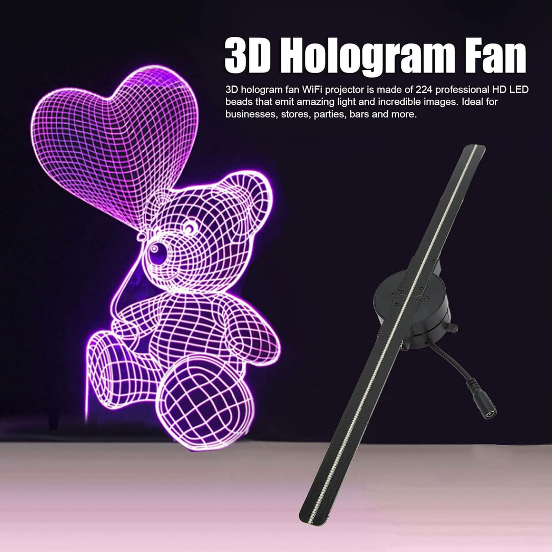 Lisslune | 3D Hologram LED Fan Projector