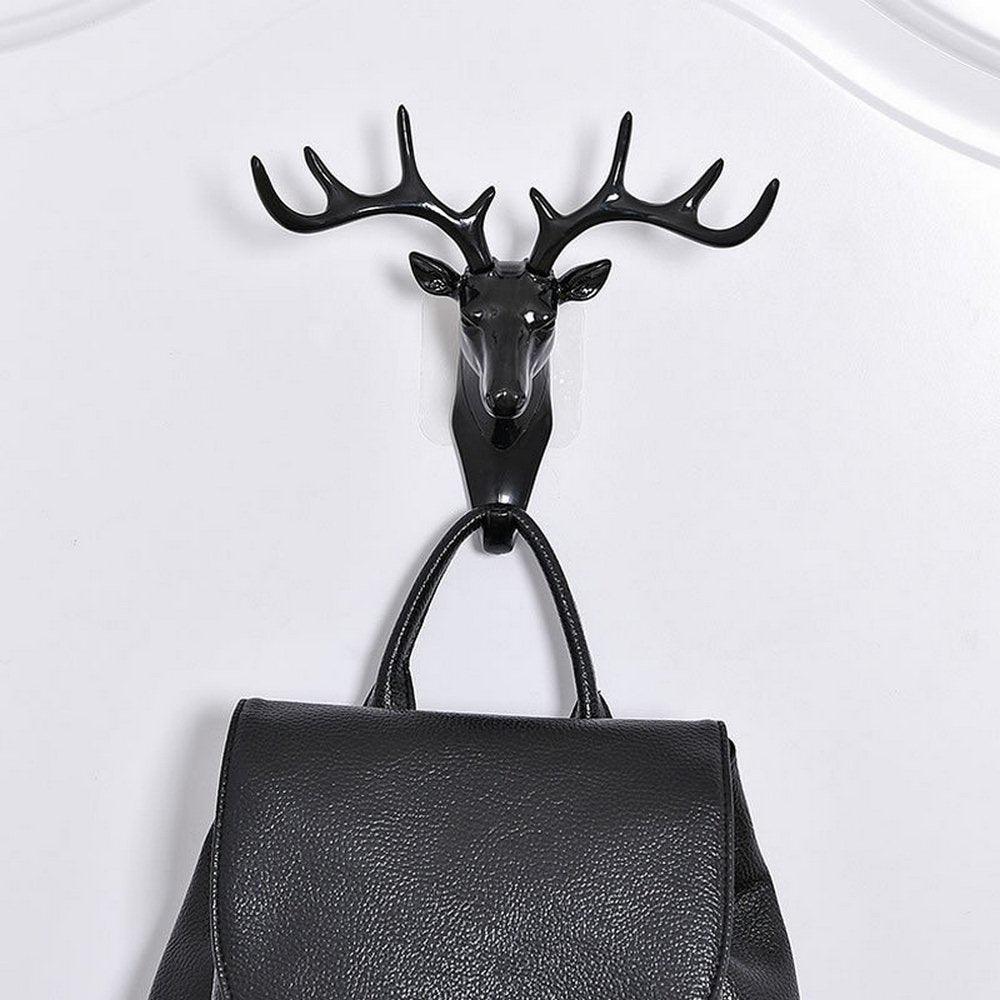 Lisslune | Chic rustic deer head wall hook for stylish home organization