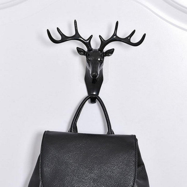 Lisslune | Chic rustic deer head wall hook for stylish home organization