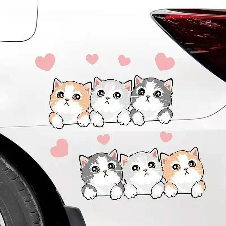 Lisslune | Cute cartoon mouse stickers for car
