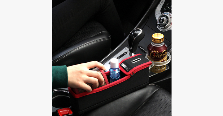 Lisslune | Posh and Trendy Slot Storage Box for Car Seat