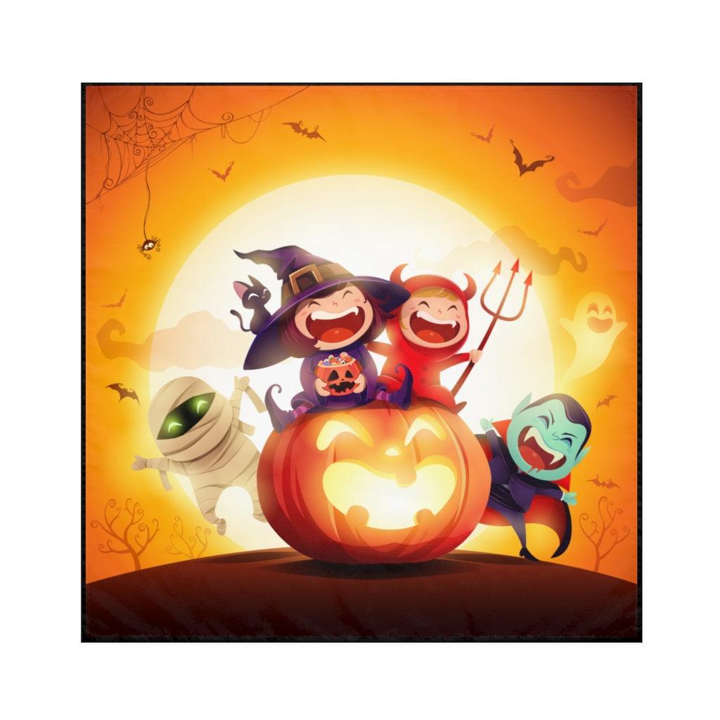 Lisslune | Chic personalized autumn Halloween cocktail napkins set - tailored elegance