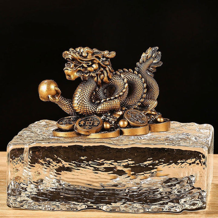 Lisslune | Fortune Dragon Resin Decor for Home & Office