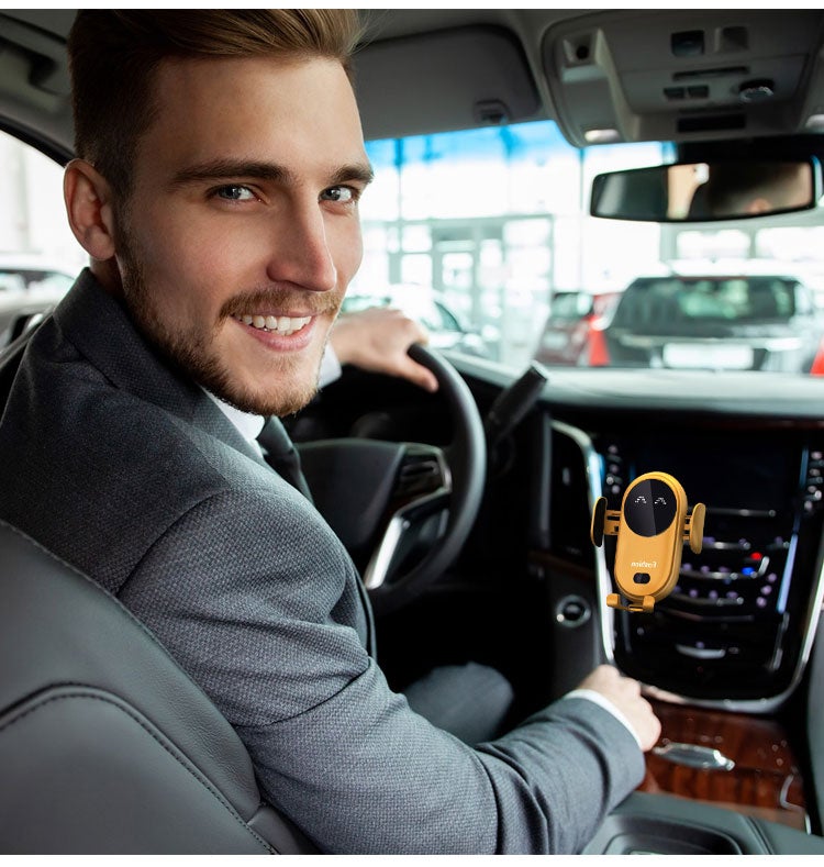 Lisslune | Smart Wireless Auto-Sensing Car Phone Mount Charger
