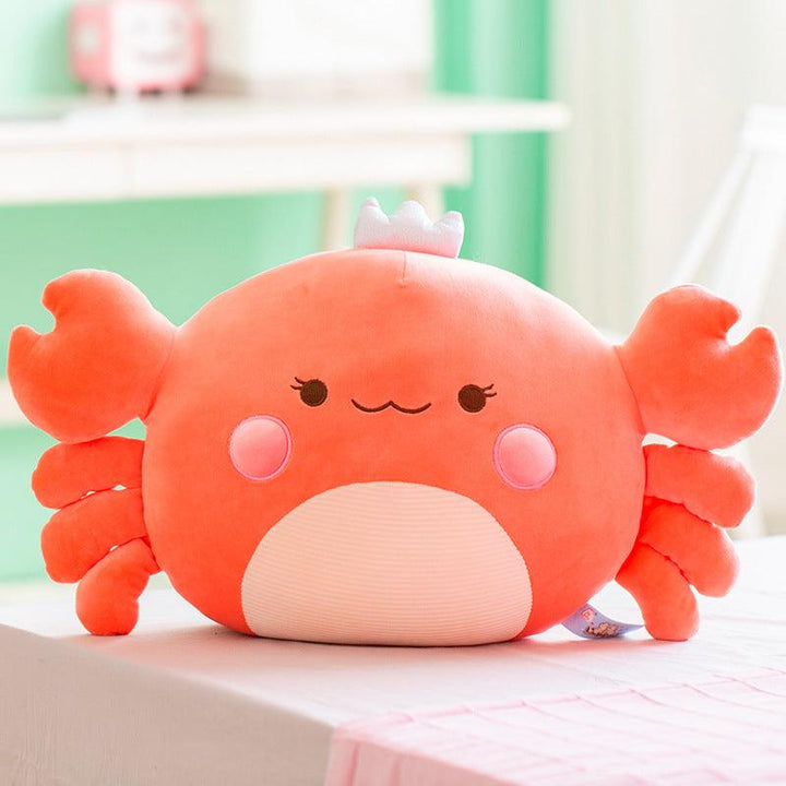 Lisslune | Crab Soft Down Cotton Plush Cushion - Cute Sea Creature Cushion