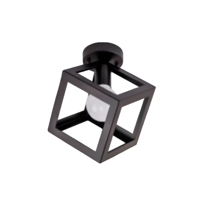 Lisslune | GeoGlow - Minimalistic geometric cube ceiling light